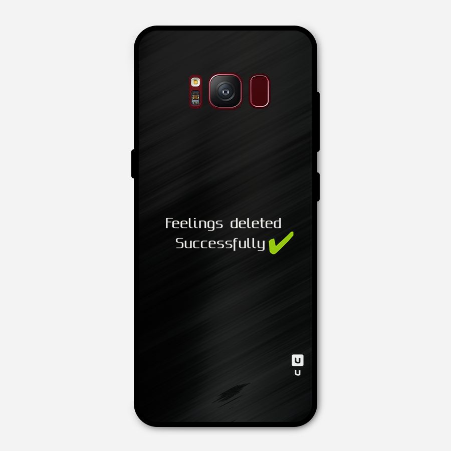 Feelings Deleted Metal Back Case for Galaxy S8