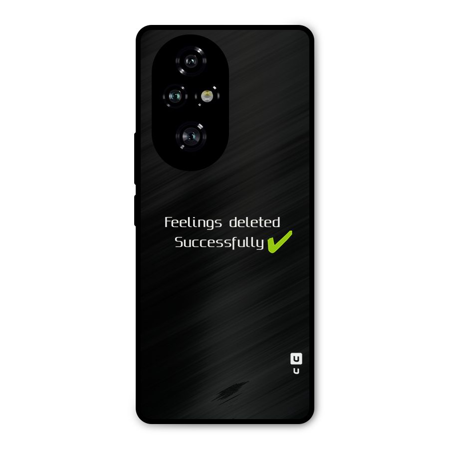 Feelings Deleted Metal Back Case for Honor 200 Pro