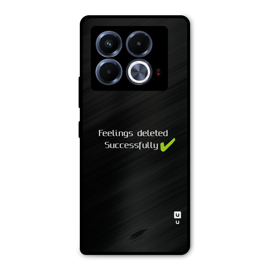 Feelings Deleted Metal Back Case for Infinix Note 40 5G