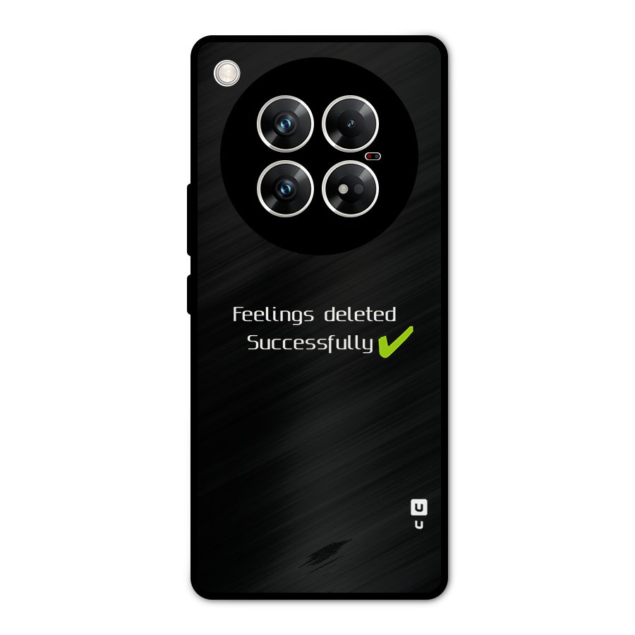 Feelings Deleted Metal Back Case for Infinix Zero 40 5G