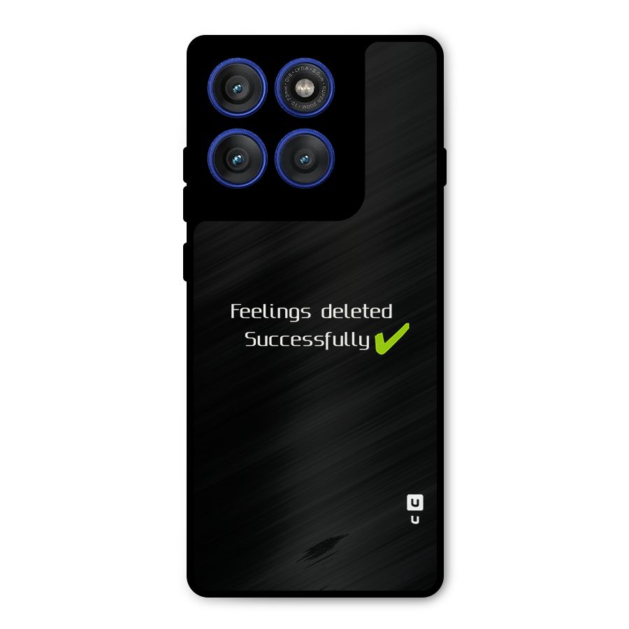 Feelings Deleted Metal Back Case for Motorola Edge 60 Pro