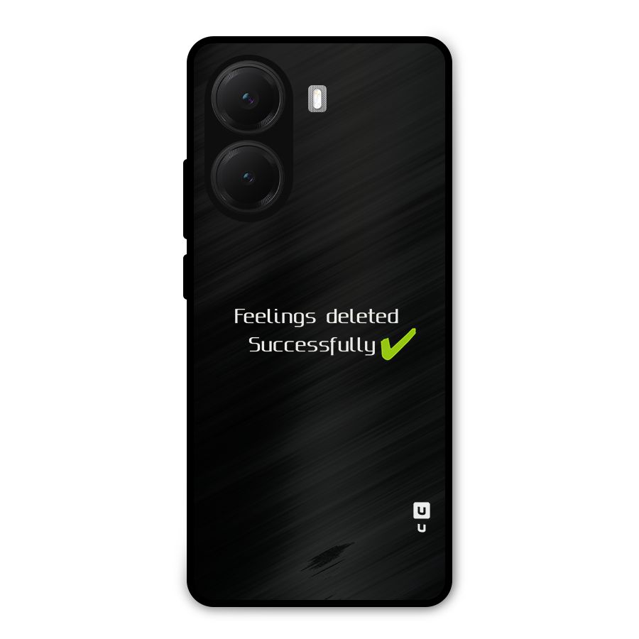 Feelings Deleted Metal Back Case for Poco X7 Pro