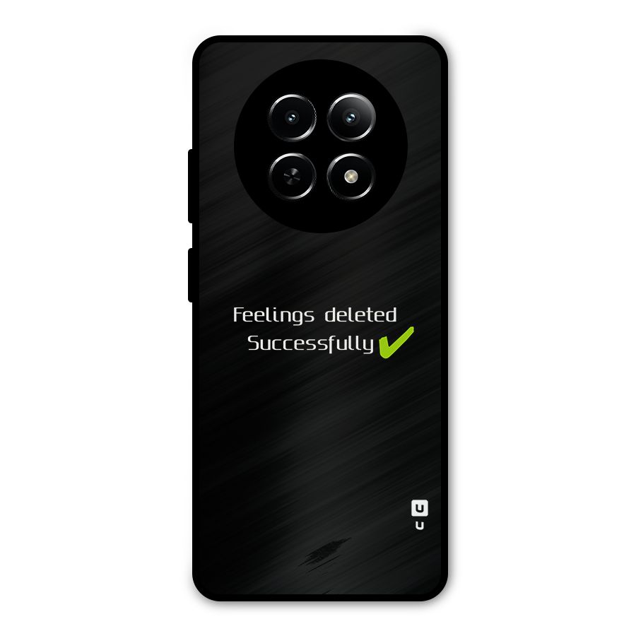 Feelings Deleted Metal Back Case for Realme 12 5G