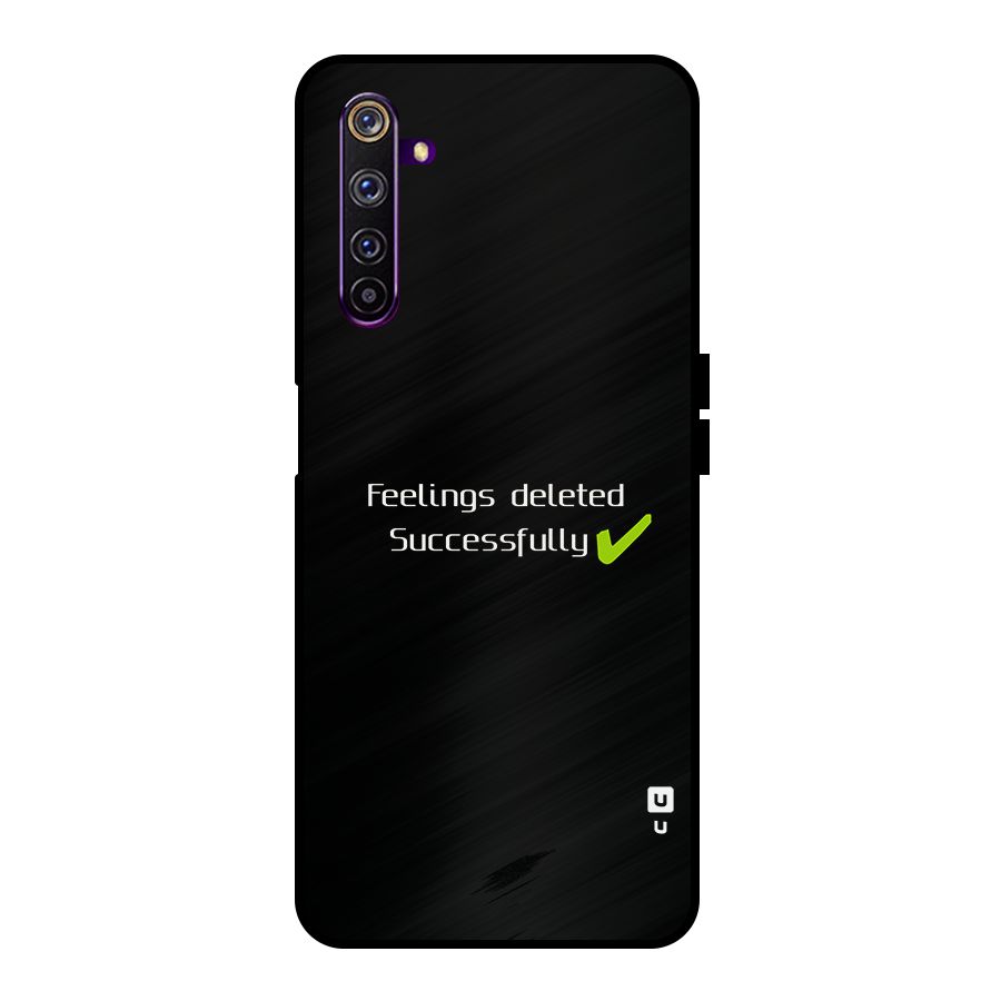 Feelings Deleted Metal Back Case for Realme 6 Pro