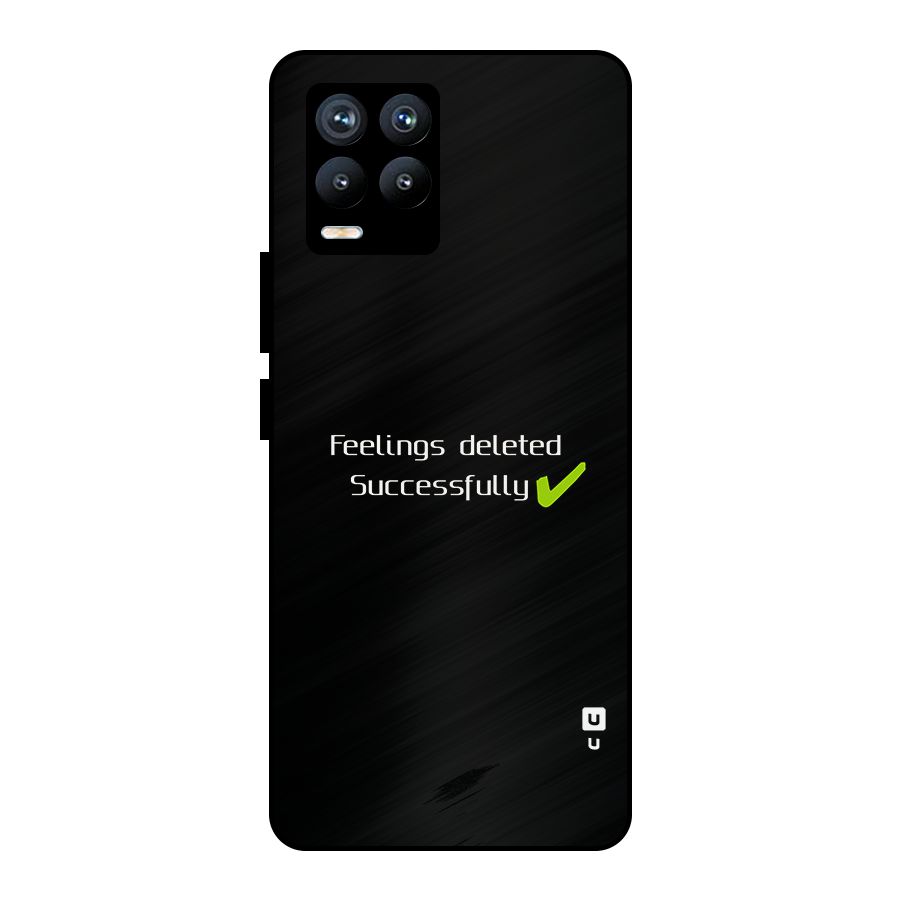 Feelings Deleted Metal Back Case for Realme 8 Pro