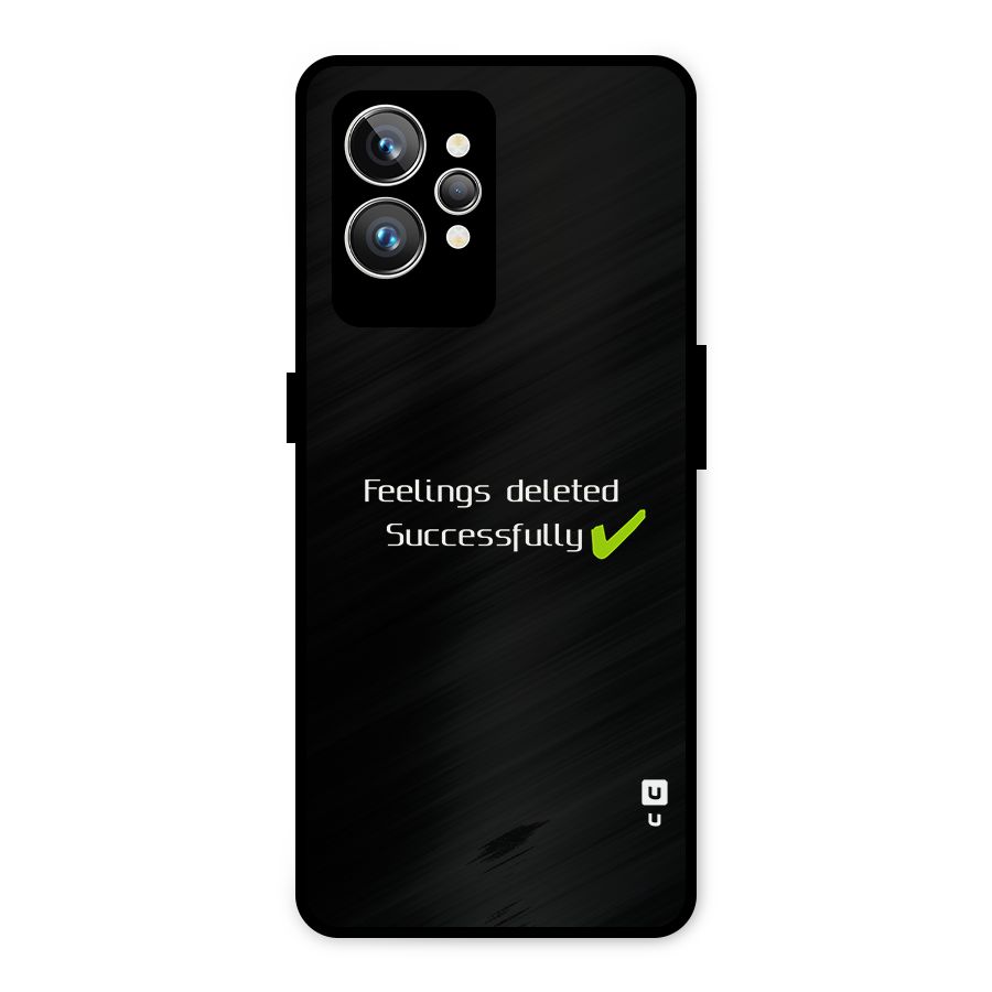Feelings Deleted Metal Back Case for Realme GT2 Pro