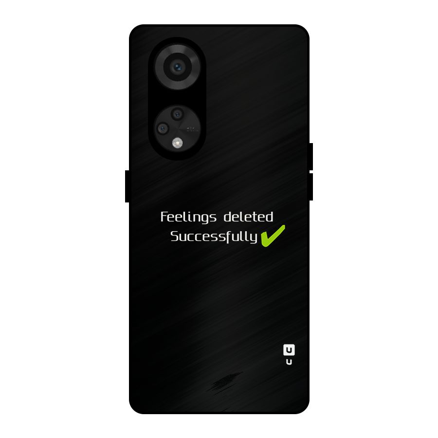 Feelings Deleted Metal Back Case for Reno8 T 5G