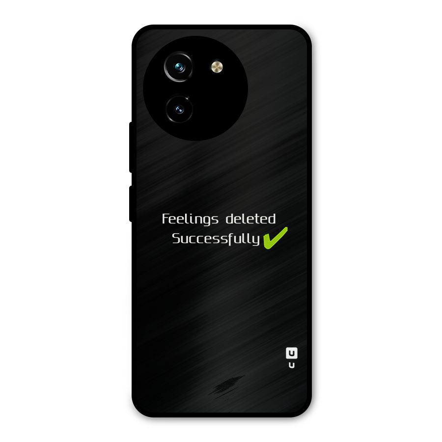 Feelings Deleted Metal Back Case for Vivo T3x