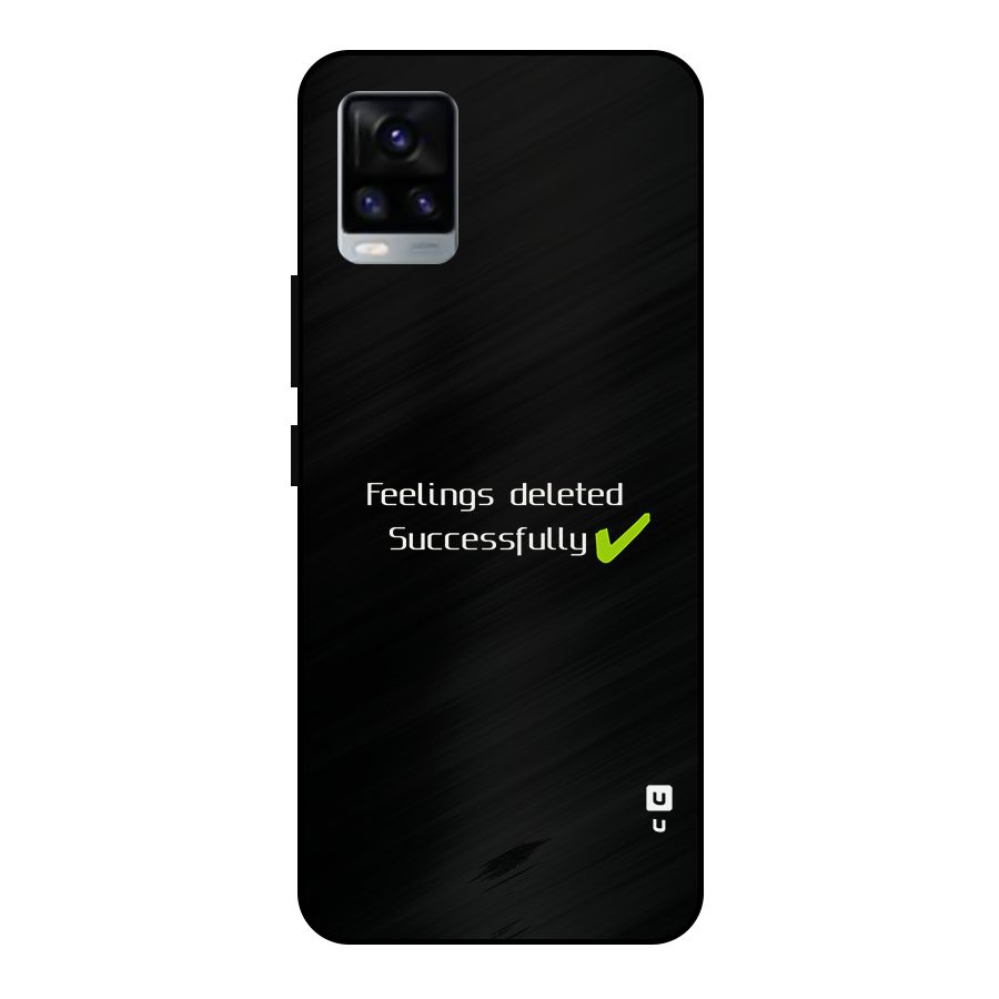 Feelings Deleted Metal Back Case for Vivo V20