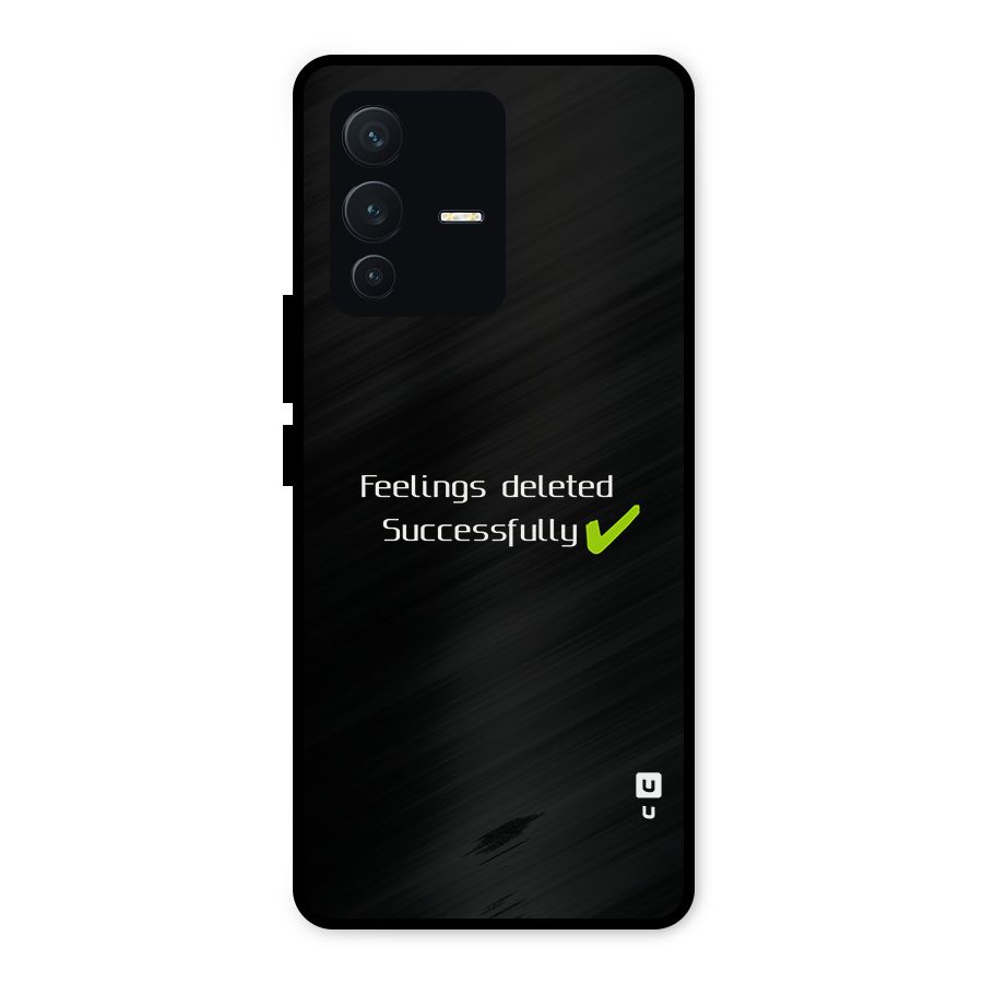 Feelings Deleted Metal Back Case for Vivo V23 5G