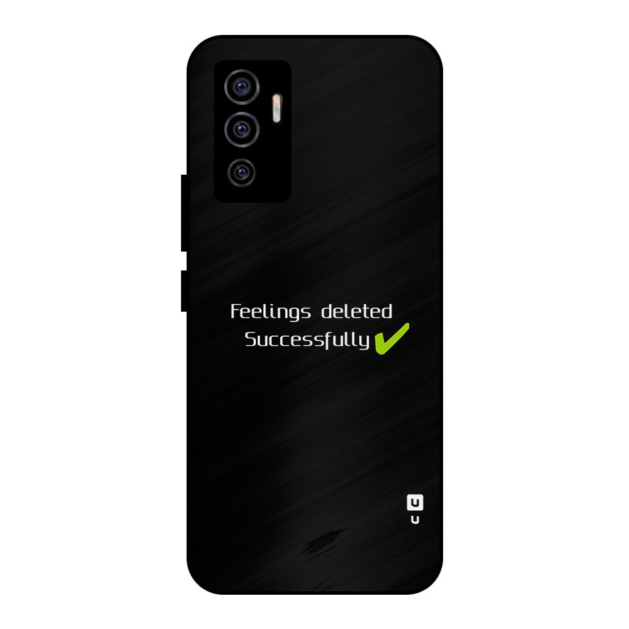 Feelings Deleted Metal Back Case for Vivo V23e