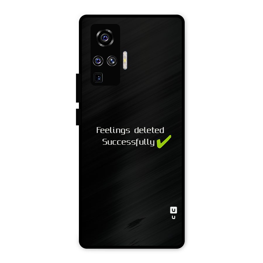 Feelings Deleted Metal Back Case for Vivo X50 Pro