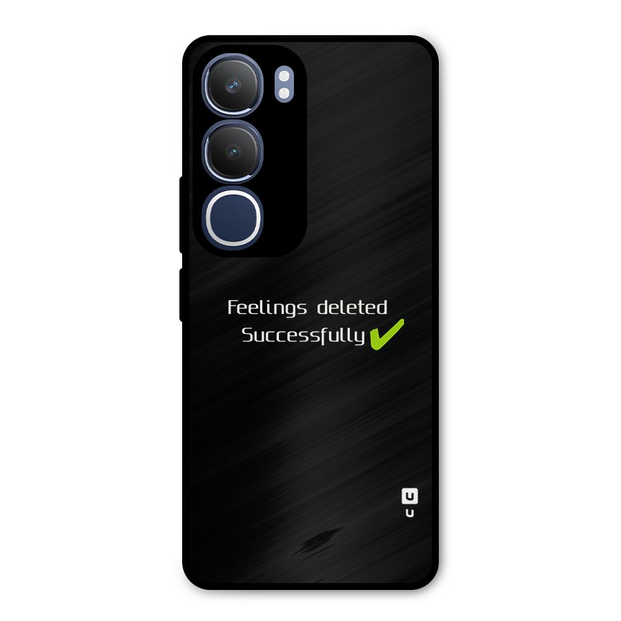 Feelings Deleted Metal Back Case for Vivo Y29