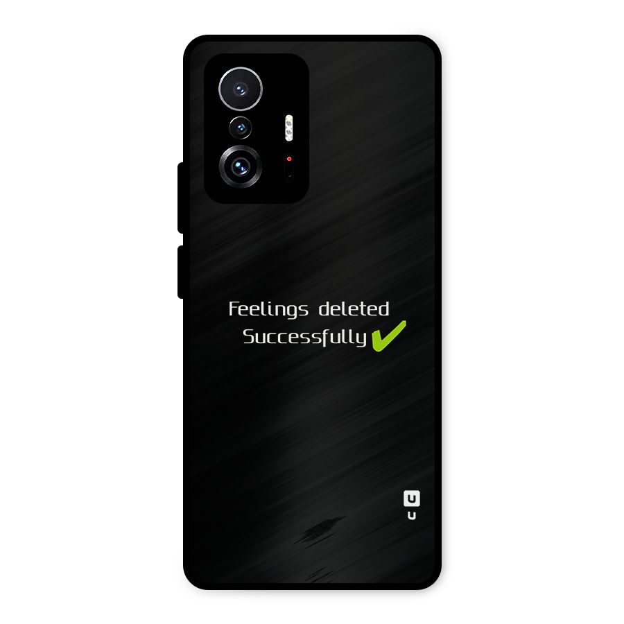 Feelings Deleted Metal Back Case for Xiaomi 11T Pro