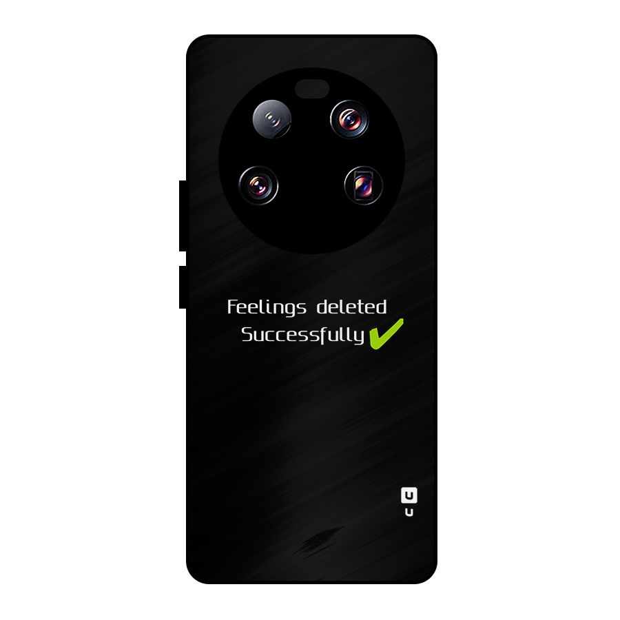 Feelings Deleted Metal Back Case for Xiaomi 13 Ultra