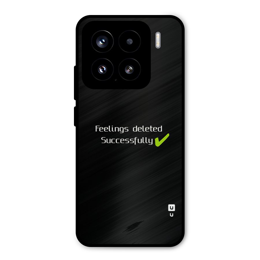 Feelings Deleted Metal Back Case for Xiaomi 15