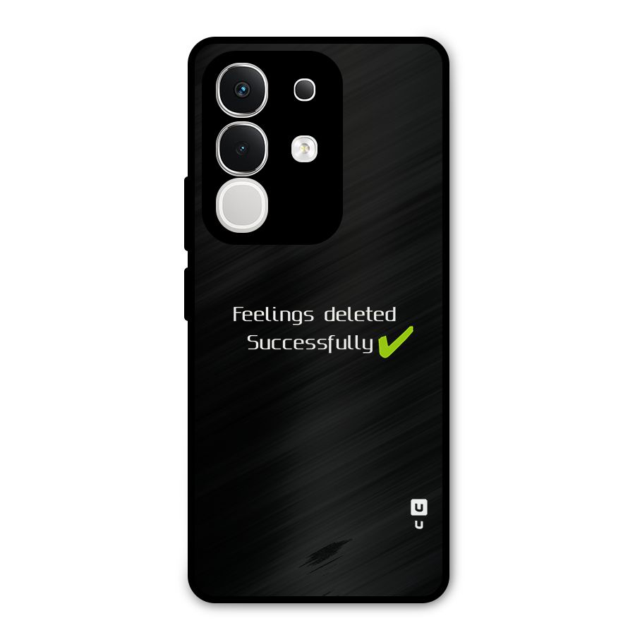 Feelings Deleted Metal Back Case for iQOO Z10x