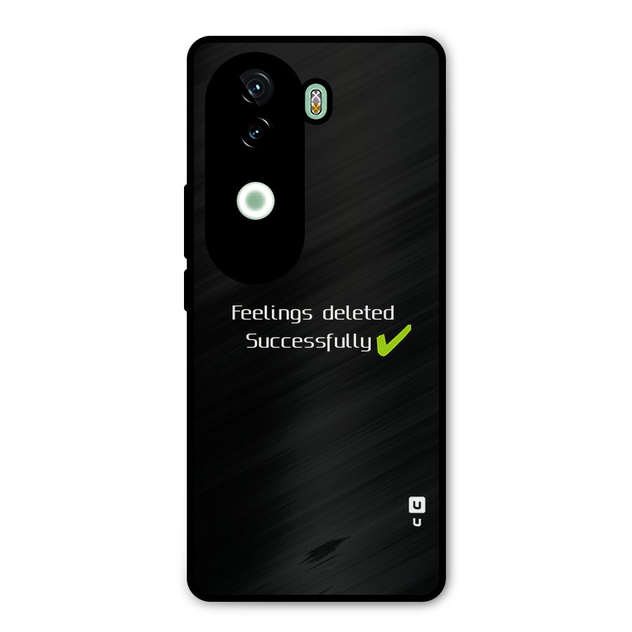 Feelings Deleted Metal Back Case for iQOO Z9s