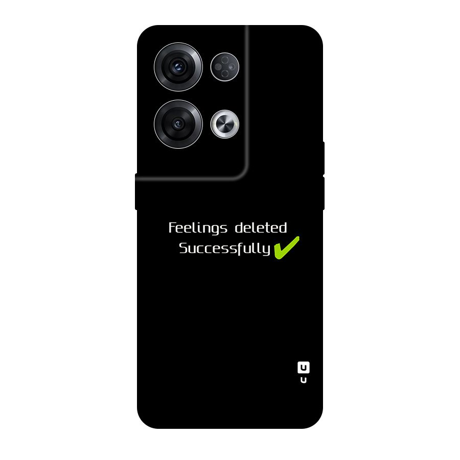 Feelings Deleted Original Polycarbonate Back Case for Oppo Reno8 Pro 5G
