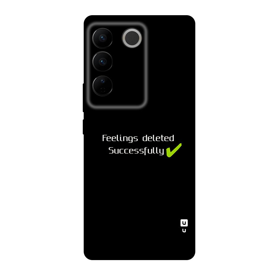 Feelings Deleted Original Polycarbonate Back Case for Vivo V27