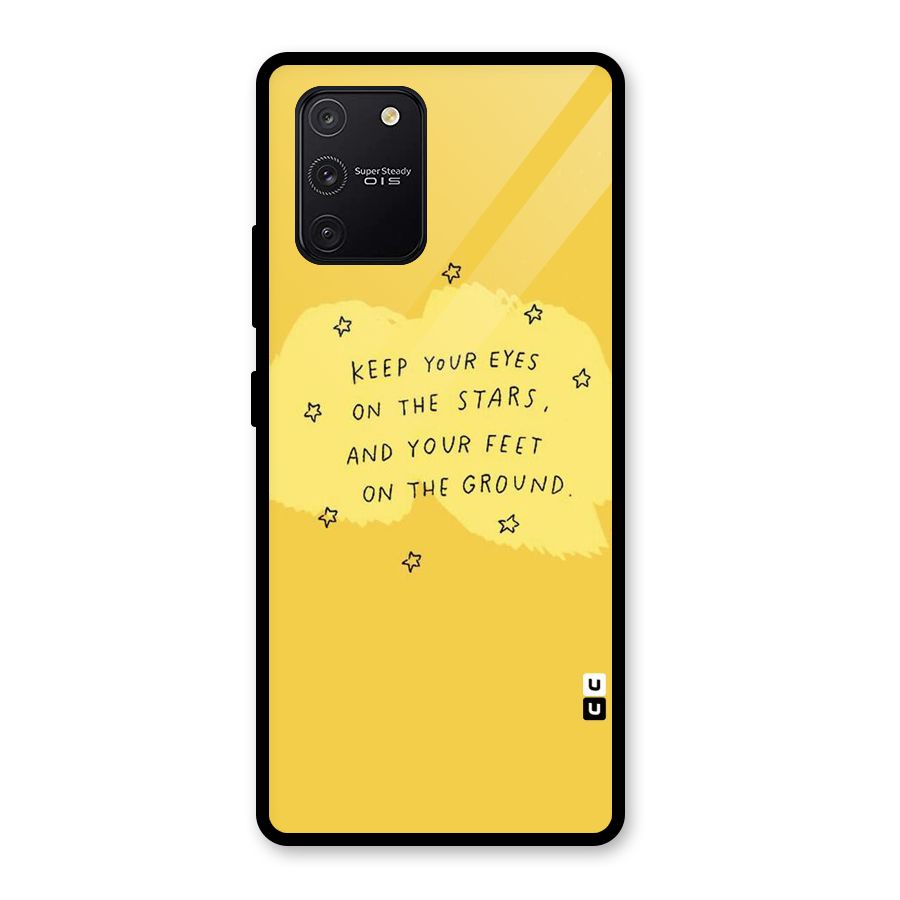 Feet On Ground Glass Back Case for Galaxy S10 Lite