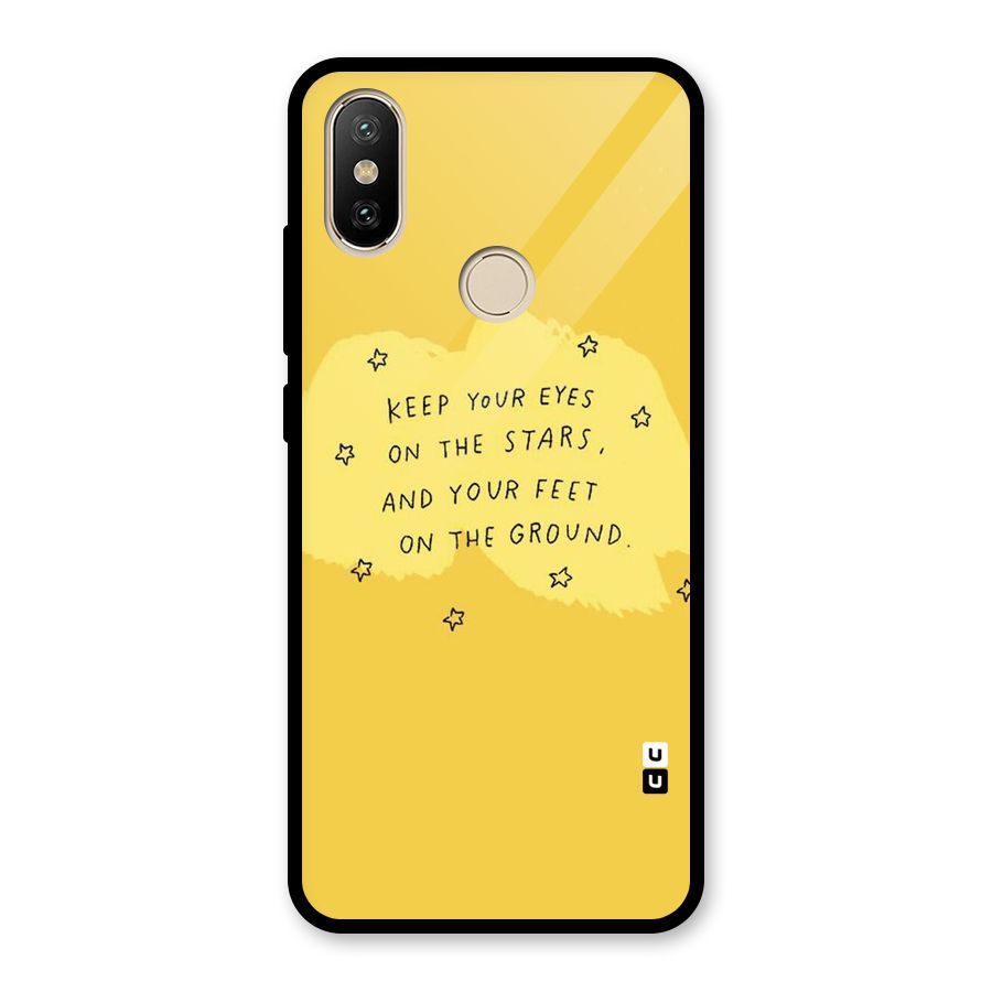Feet On Ground Glass Back Case for Redmi A2