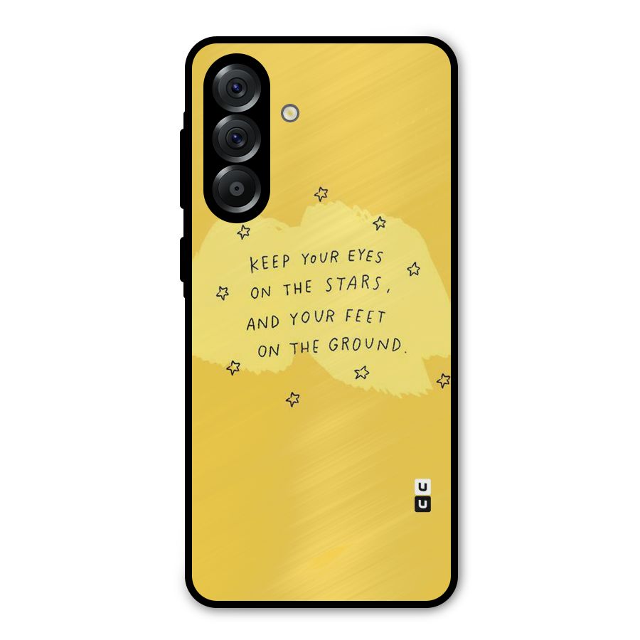 Feet On Ground Metal Back Case for Galaxy A56