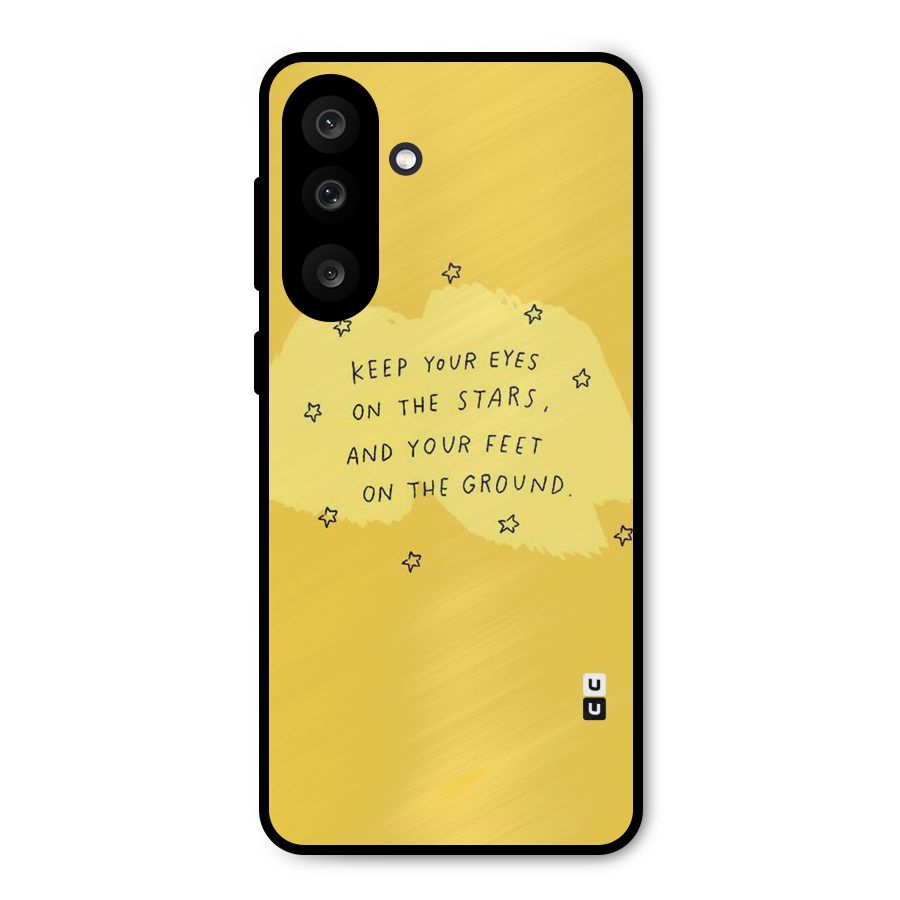 Feet On Ground Metal Back Case for Galaxy M56