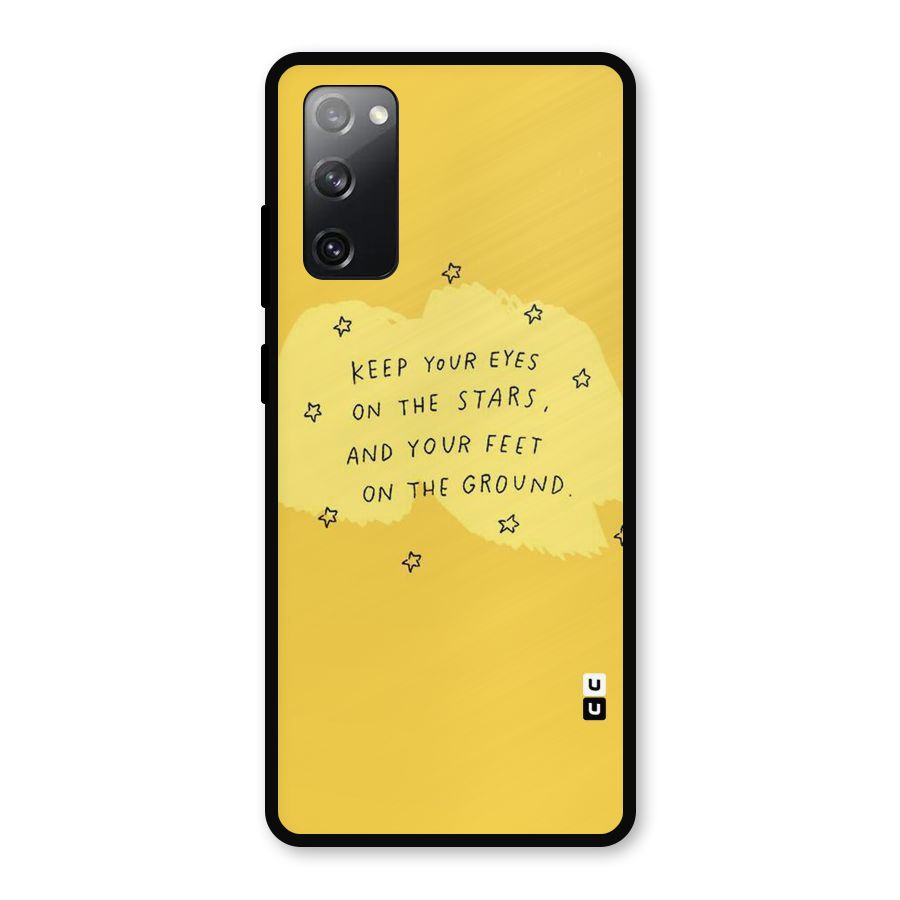 Feet On Ground Metal Back Case for Galaxy S20 FE 5G