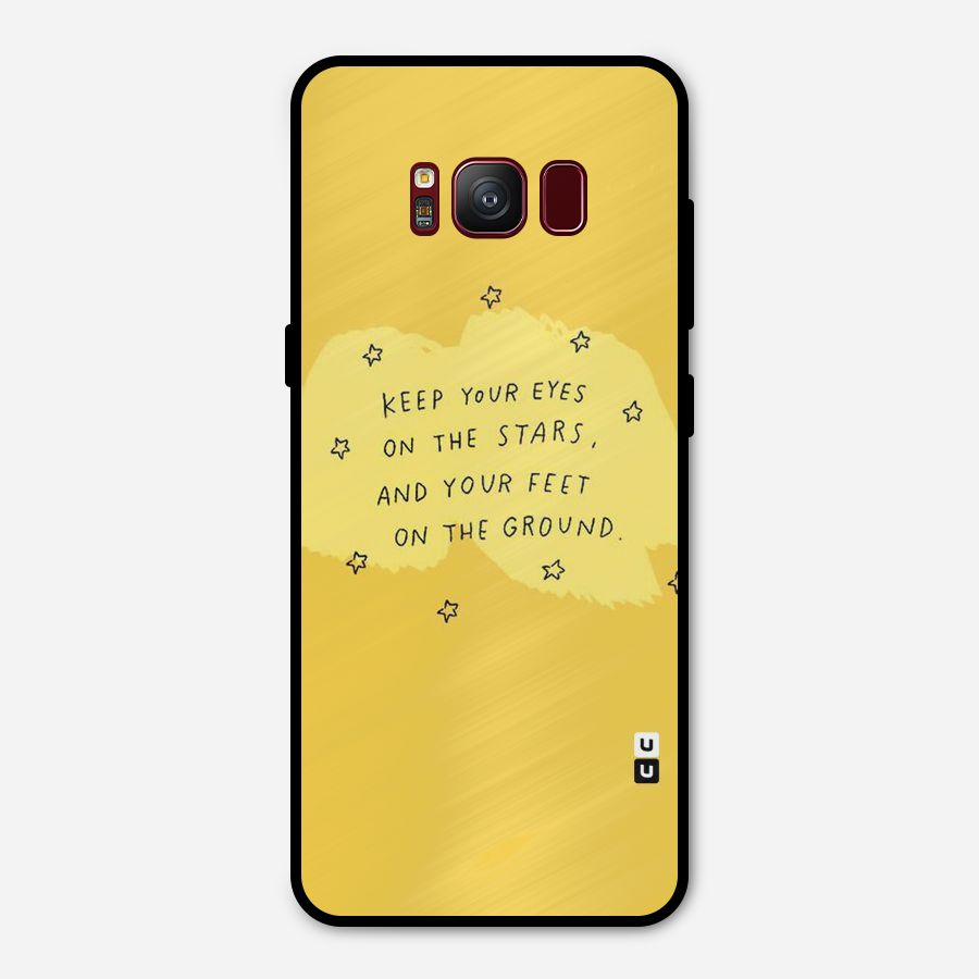 Feet On Ground Metal Back Case for Galaxy S8