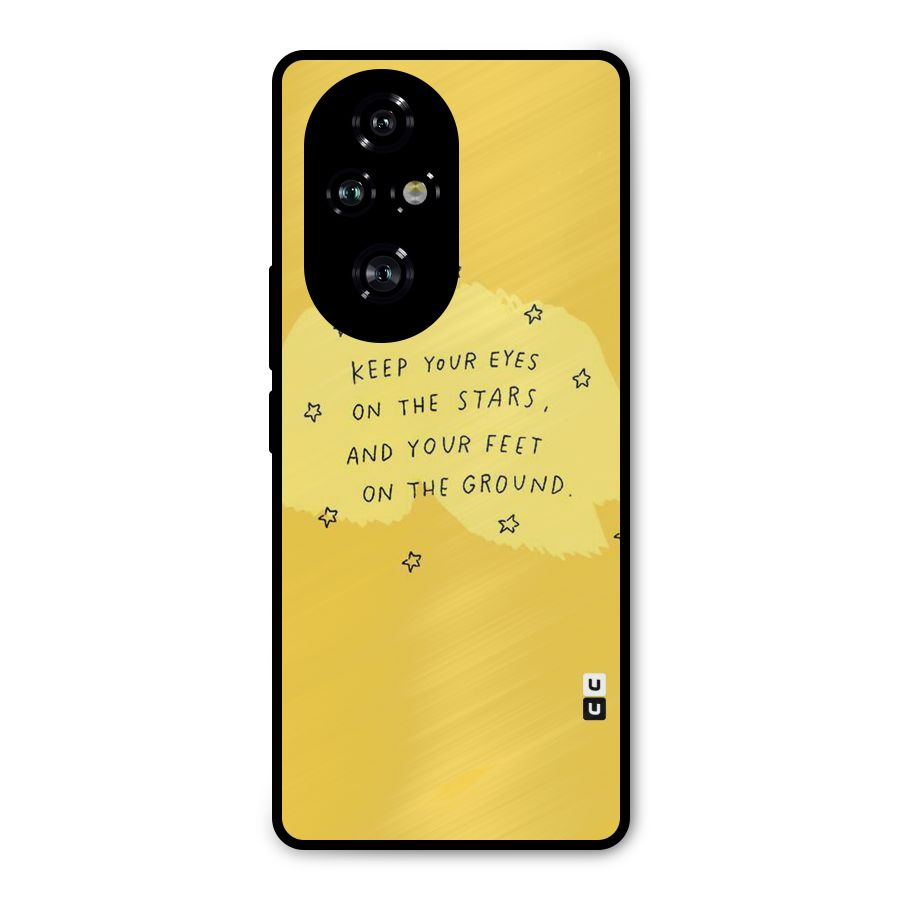 Feet On Ground Metal Back Case for Honor 200 Pro