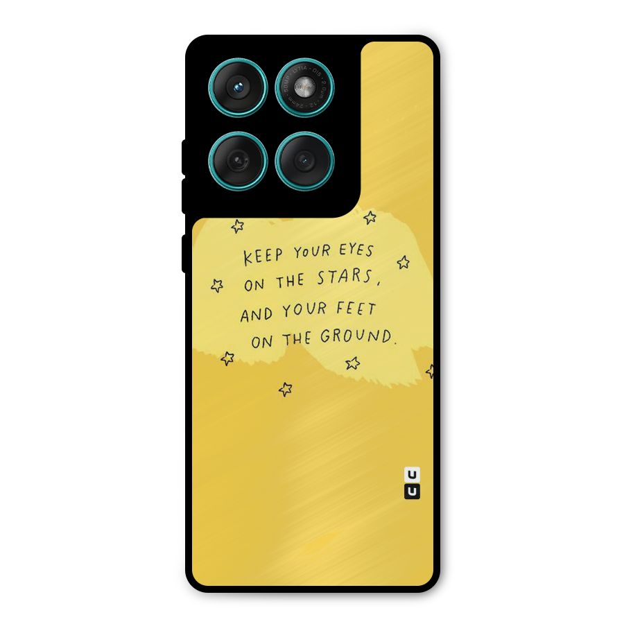 Feet On Ground Metal Back Case for Motorola Edge 60 Fusion