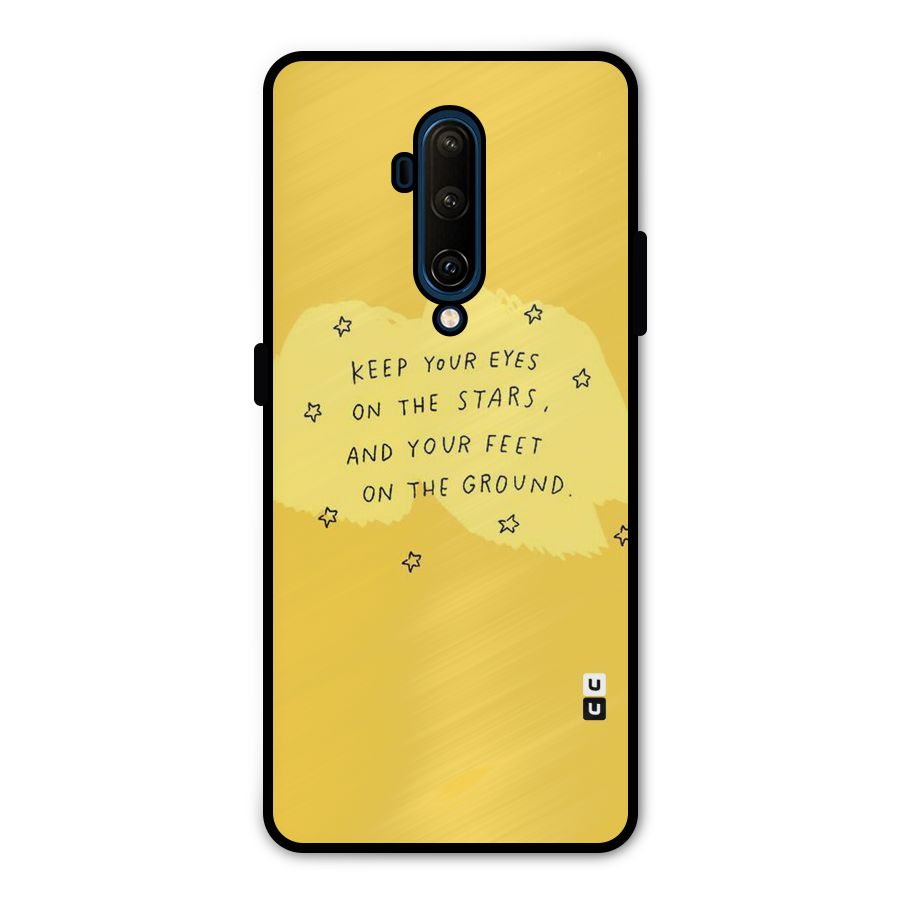 Feet On Ground Metal Back Case for OnePlus 7T Pro