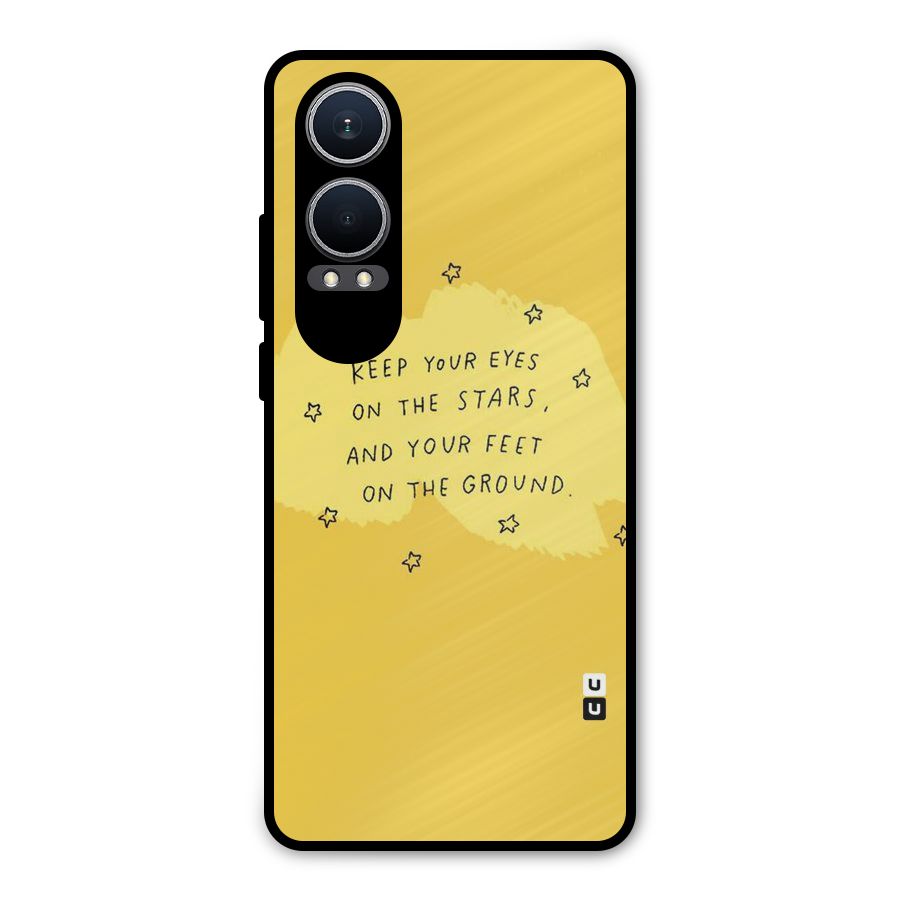 Feet On Ground Metal Back Case for OnePlus Nord CE4 Lite