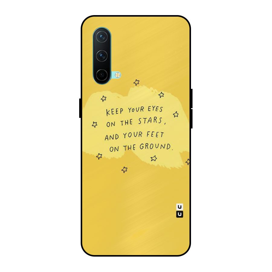 Feet On Ground Metal Back Case for OnePlus Nord CE 5G