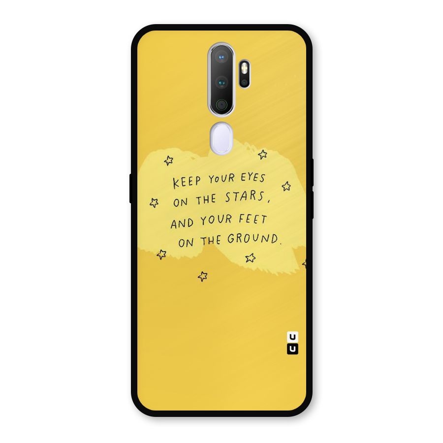 Feet On Ground Metal Back Case for Oppo A9 (2020)