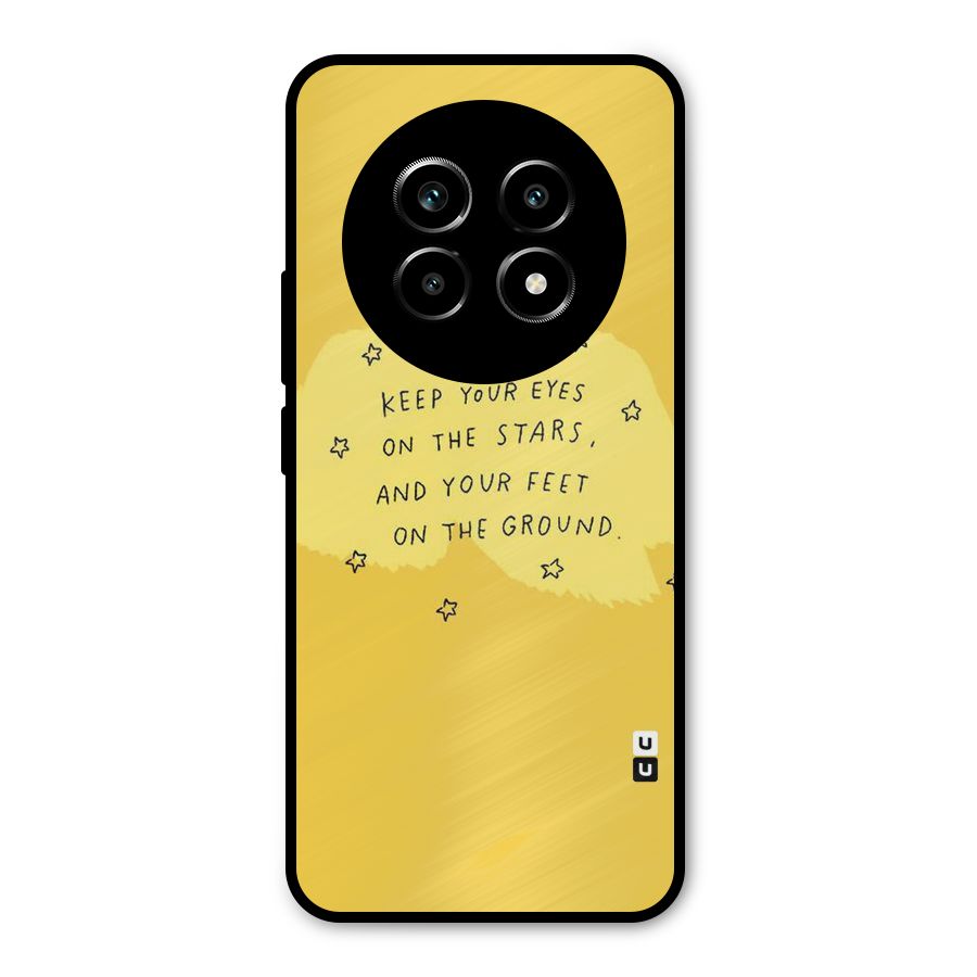 Feet On Ground Metal Back Case for Realme 13 Pro