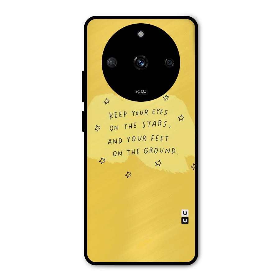Feet On Ground Metal Back Case for Realme Narzo 60 5G