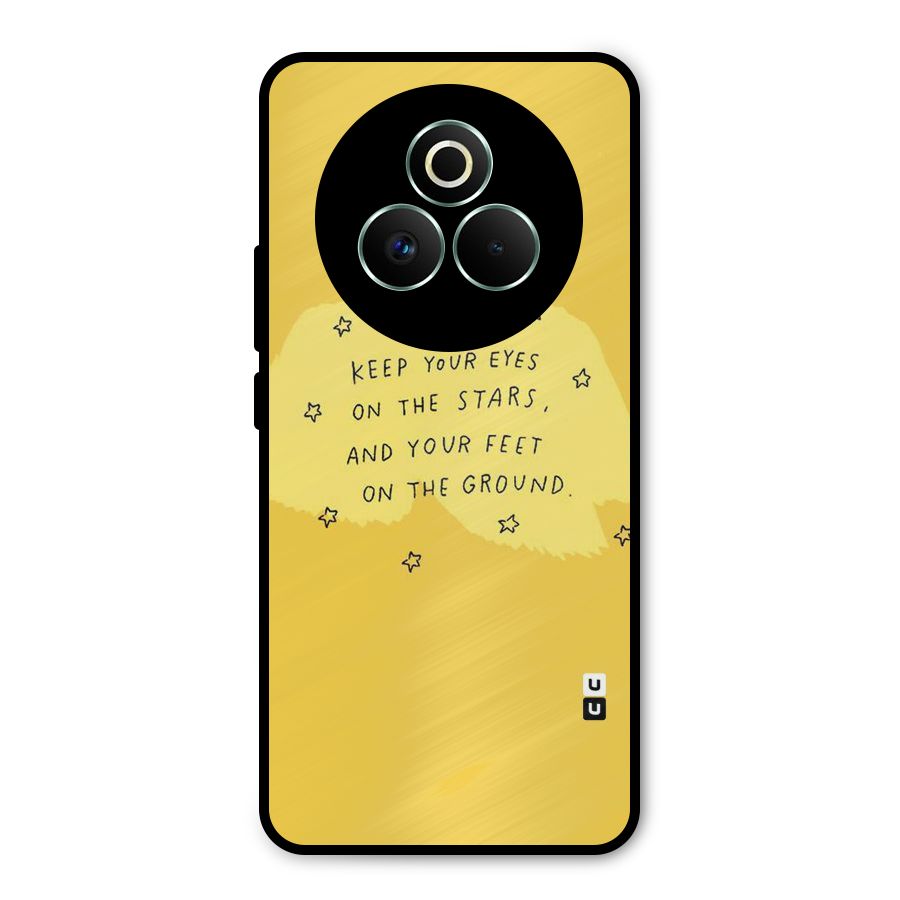 Feet On Ground Metal Back Case for Realme P3 Pro