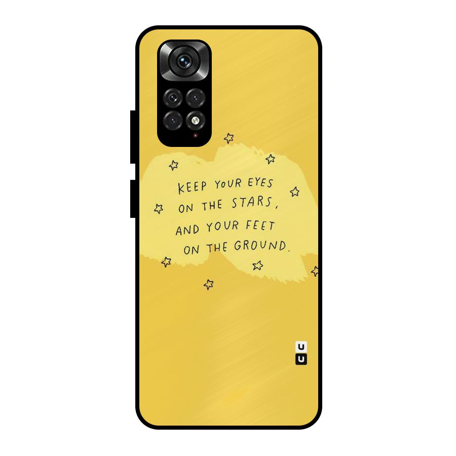 Feet On Ground Metal Back Case for Redmi Note 11 Pro