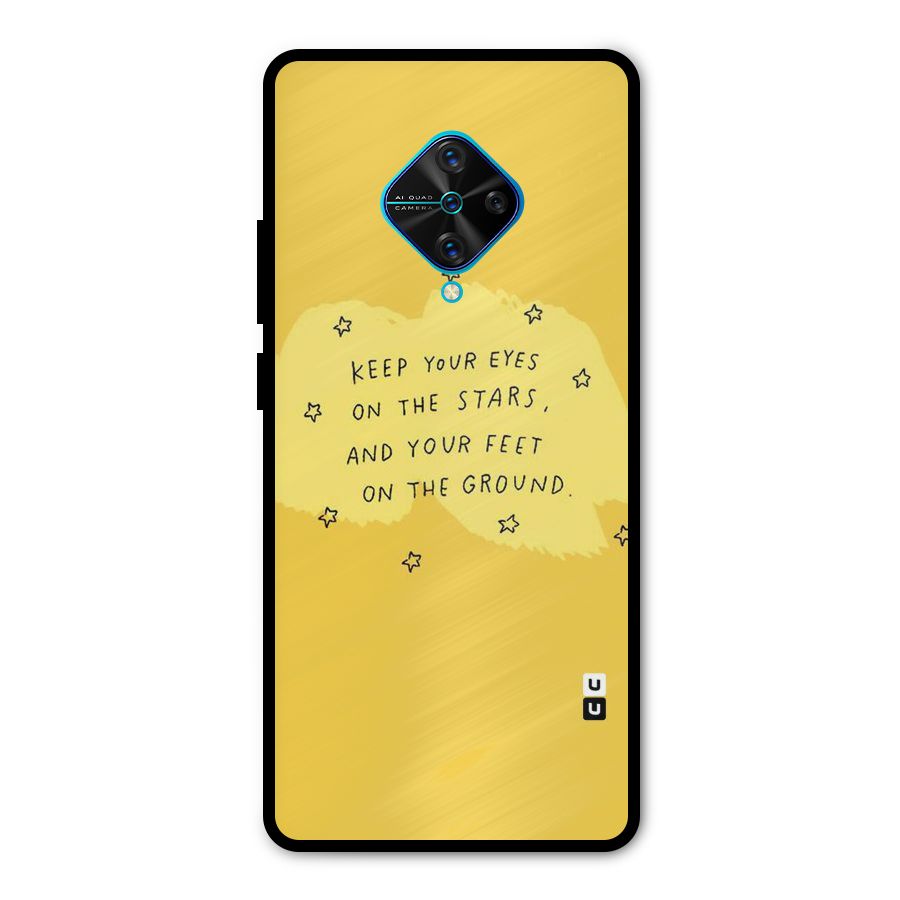 Feet On Ground Metal Back Case for Vivo S1 Pro