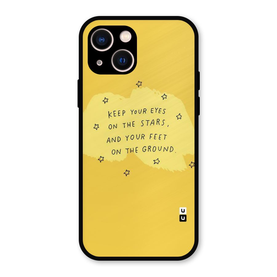 Feet On Ground Metal Back Case for iPhone 13