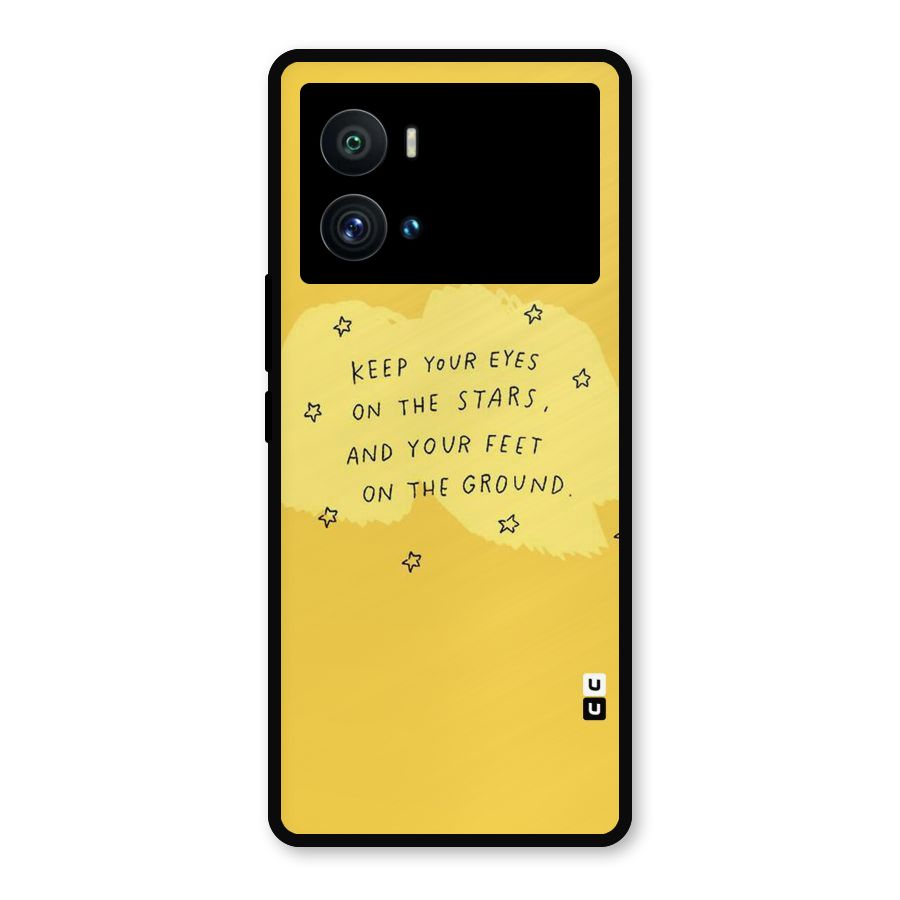 Feet On Ground Metal Back Case for iQOO 9 Pro