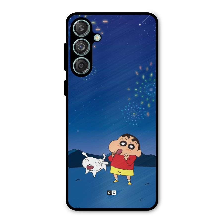 Festival Time Metal Back Case for Galaxy M55 5G