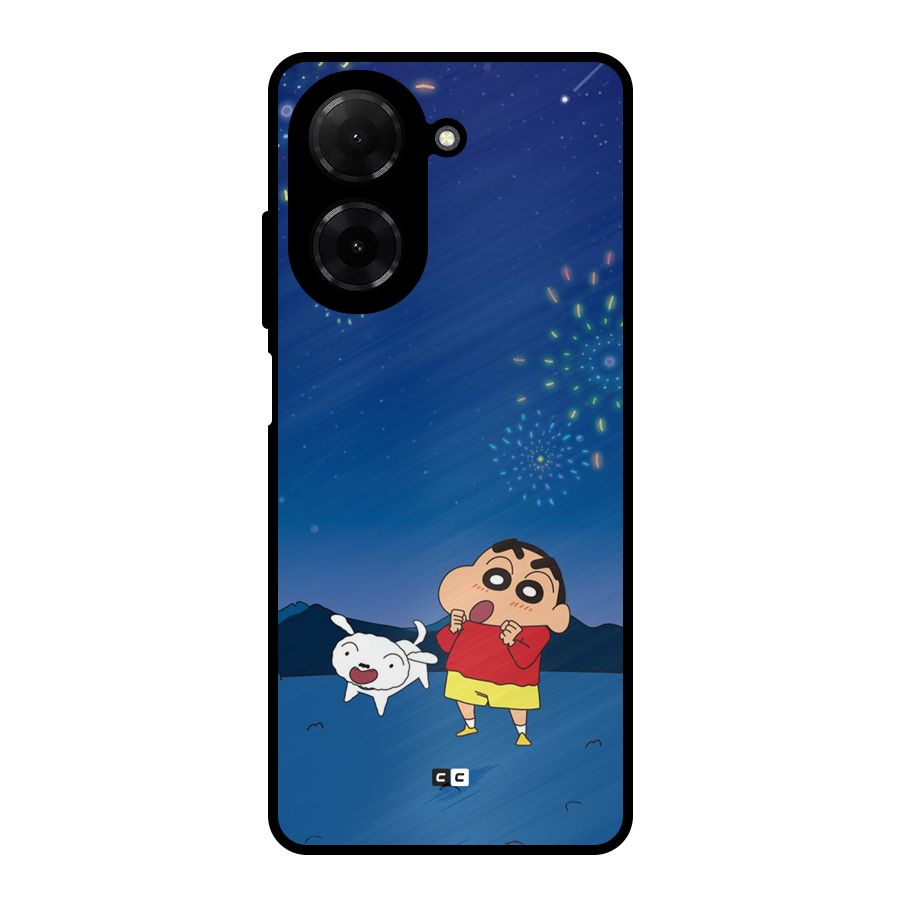Festival Time Metal Back Case for Redmi A5 4G
