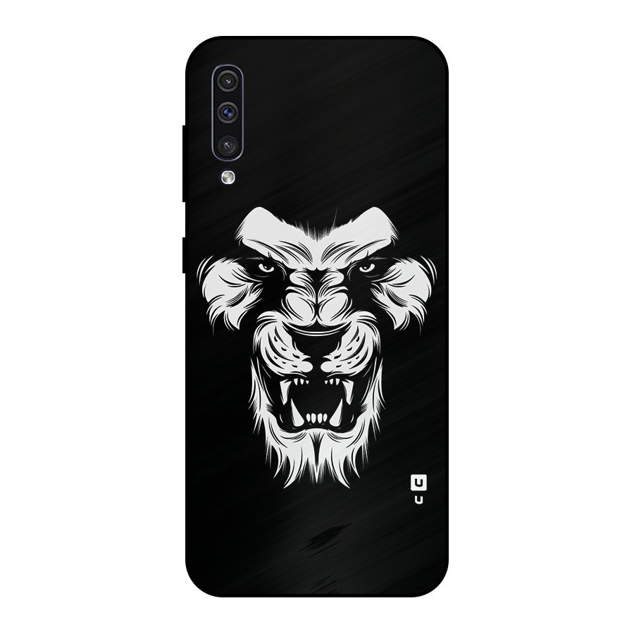 Fierce Lion Digital Art Metal Back Case for Galaxy A50s