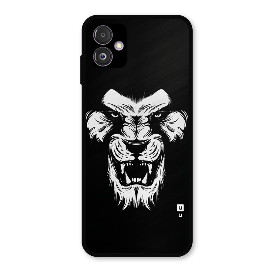 Fierce Lion Digital Art Metal Back Case for Galaxy F14