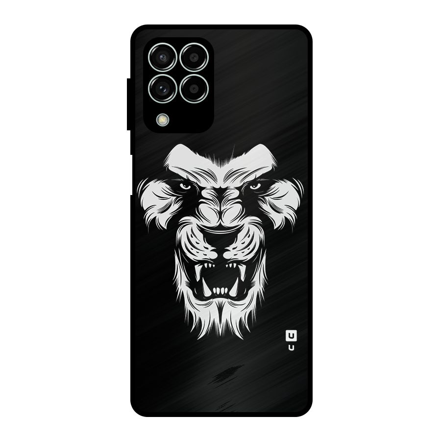Fierce Lion Digital Art Metal Back Case for Galaxy M33