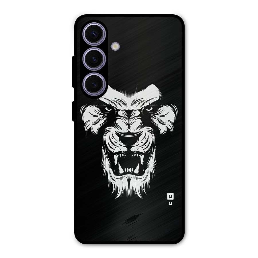 Fierce Lion Digital Art Metal Back Case for Galaxy S24