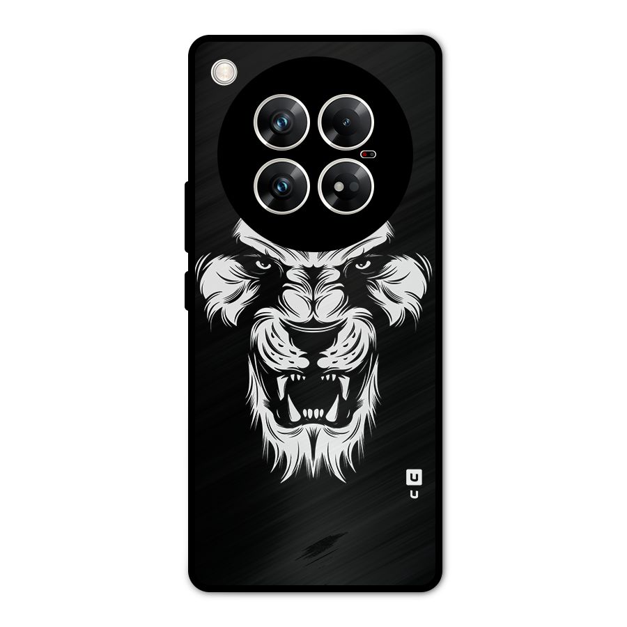 Fierce Lion Digital Art Metal Back Case for Infinix Zero 40 5G